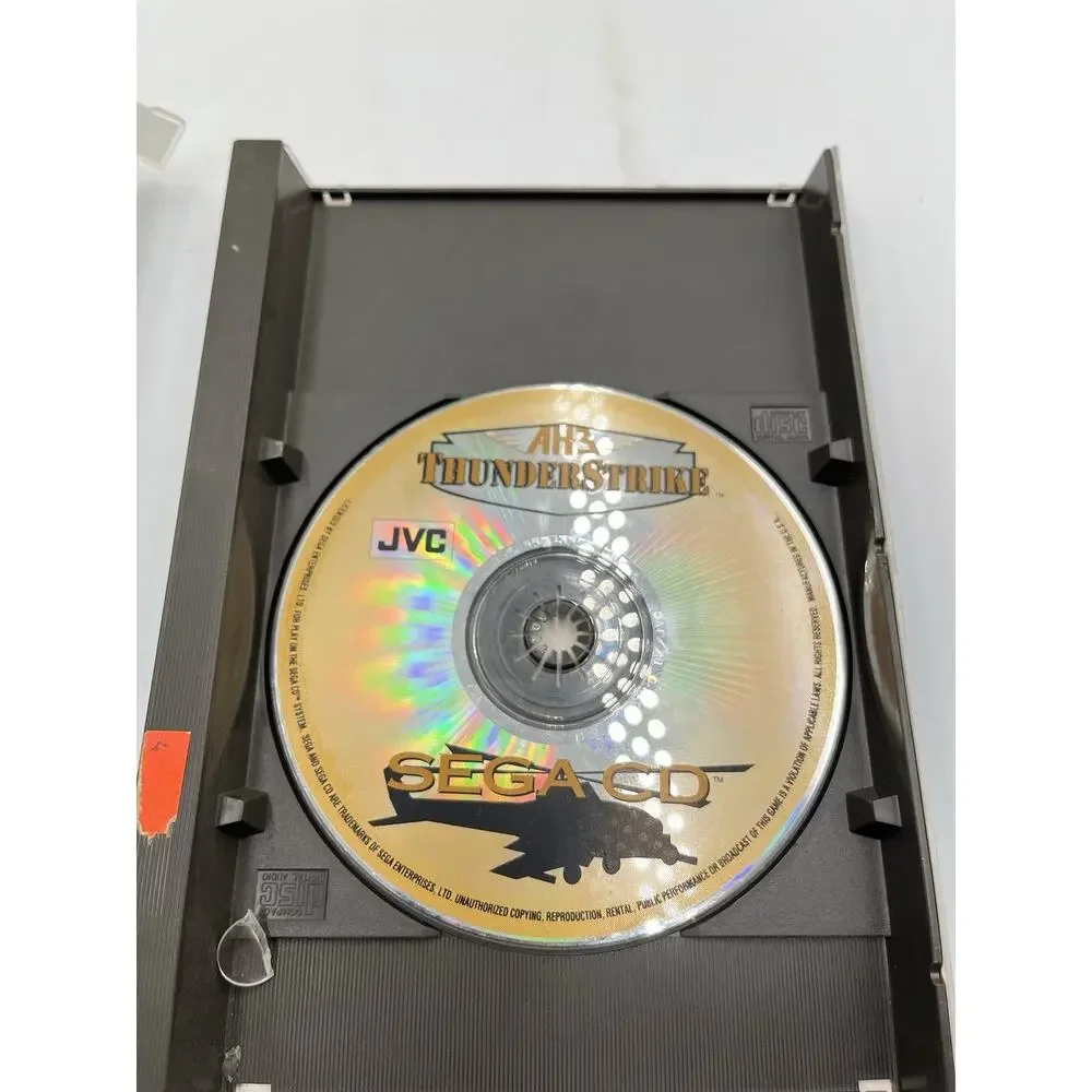AH-3 Thunderstrike (Sega CD, 1993) Complete Clean Disc - Tested